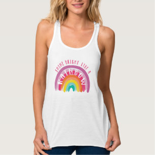Shine Bright Like A Rainbow Gay Pride LGBTQ Singlet