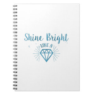 Shine Bright Spiral Notebook