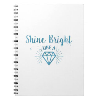 Shine Bright Spiral Notebook