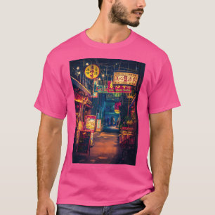 Shine Bright Tonight- Japan Night Photo T-Shirt