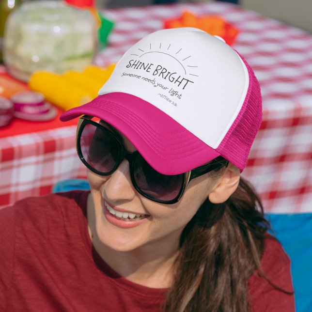 Shine Bright Trucker Hat (Creator Uploaded)