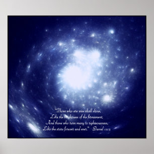 "Shine" Daniel 12:3 Poster