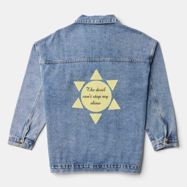 Shine Denim Jacket (Back)