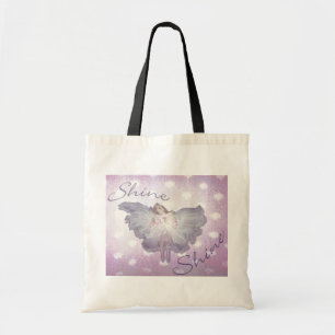 Shine, digital collage tote bag