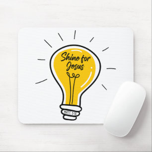 Shine for JESUS – Matthew 5:16 Sunday School Mouse Pad