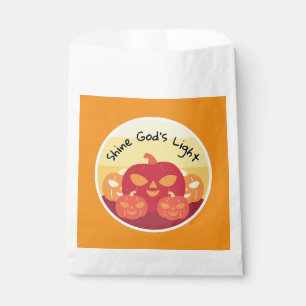 Shine God’s Light Halloween Favor Bags