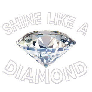 Shine Like A Diamond  Apron