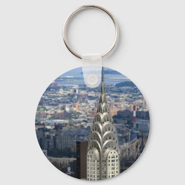 Shine Like the Chrysler Building Key Ring (Front)