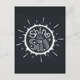 Shine Like The Sun Postcard