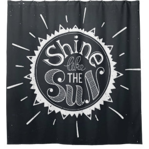 Shine Like The Sun Shower Curtain