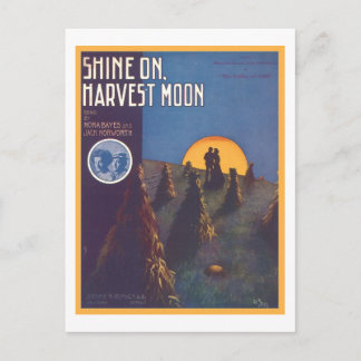 Shine On, Harvest Moon Songbook Cover Postcard
