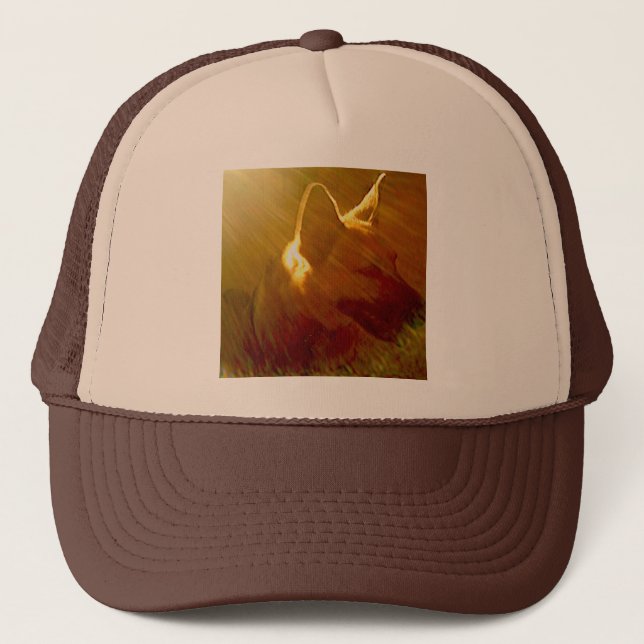 Shine On Me German Shepherd #1 Trucker Hat (Front)