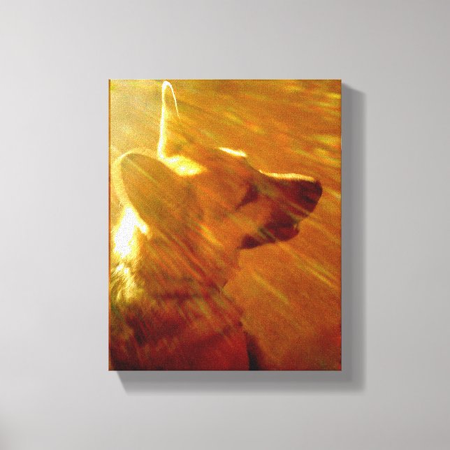 Shine On Me German Shepherd #2 Alt Canvas Print (Front)