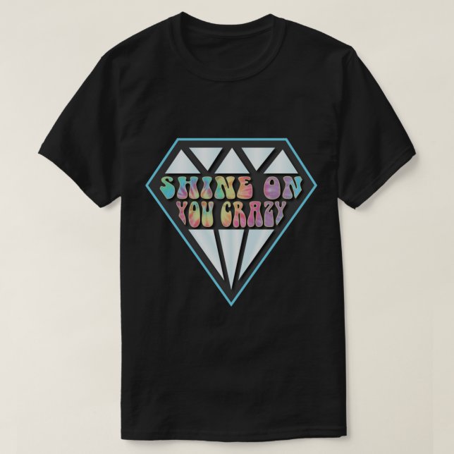 Shine On You Crazy Diamond - Pink Floyd Classic T- T-Shirt (Design Front)