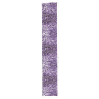 Shine Shine Purple Star AI art Long Table Runner