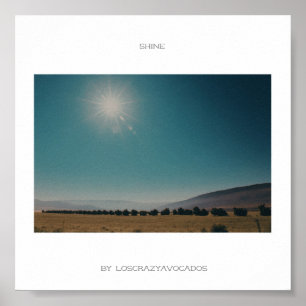 Shine South Africa Morning Landscape Poster