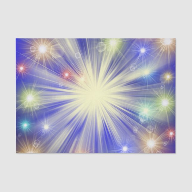 shine, star, sparkle, glow, glitter, light, effect tissue paper (Front)