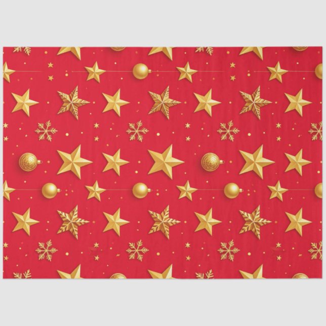 Shine, Starry Christmas Tissue Paper (Front)