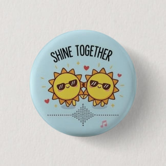 Shine Together Cute Sunglasses Kawaii Pin
