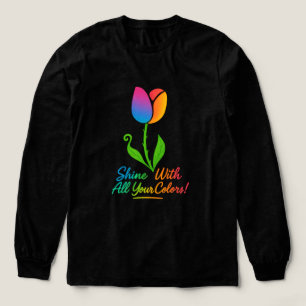 Shine With All Your Colours – Inspirational Collec Tri-Blend Shirt