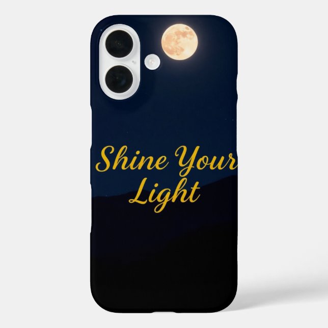 Shine Your Light Case-Mate iPhone Case (Back)