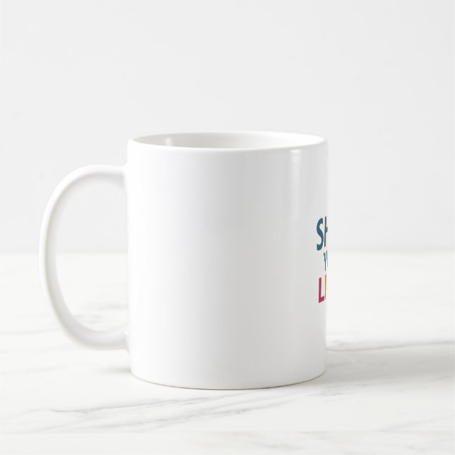Shine your light  coffee mug (Left)