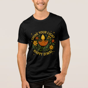 Shine Your Light – Happy Diwali Tri-blend T-Shirt Shirt