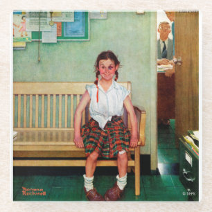 Shiner or Outside the Principal's Office Glass Coaster