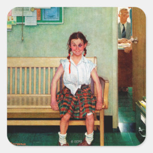 Shiner or Outside the Principal's Office Square Sticker