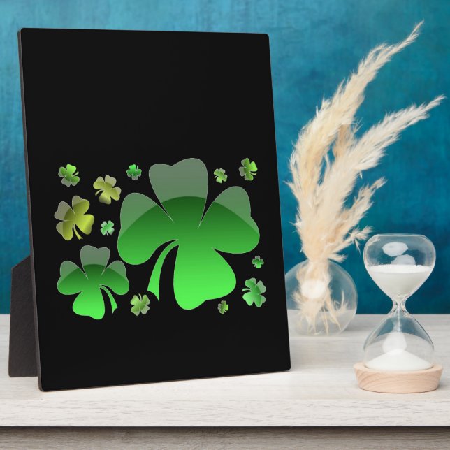 Shiney Shamrocks Plaque (Side)