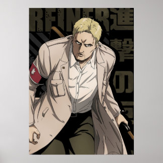 Shingeki no Kyojin  Reiner Braun Poster