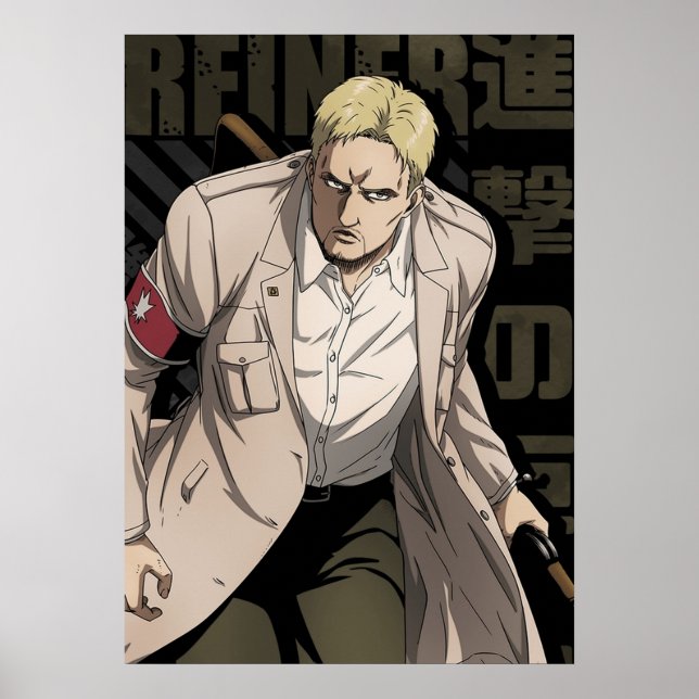 Shingeki no Kyojin  Reiner Braun Poster (Front)