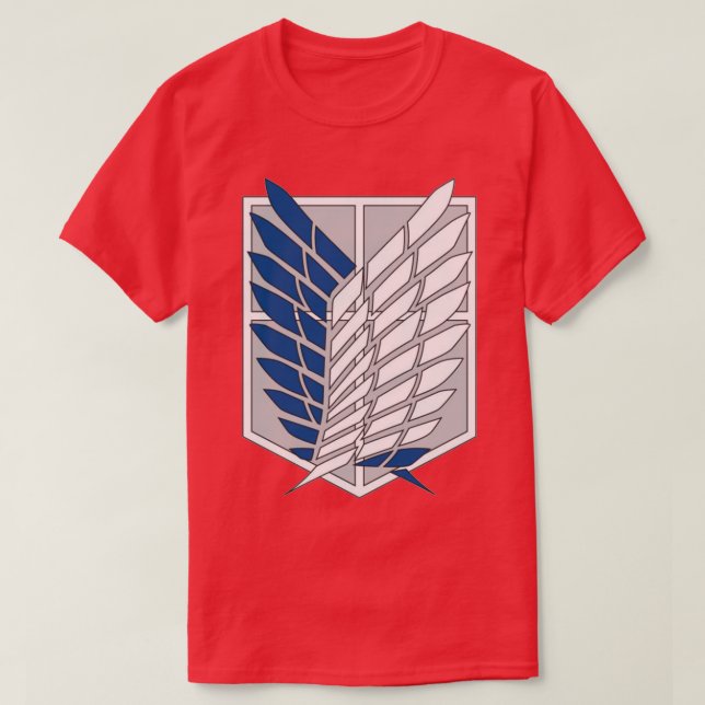 Shingeki no kyojin Wings of Freedom Redbubble T-Shirt (Design Front)