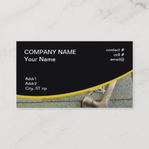 shingle roof business card