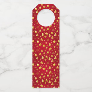 Shining Bright on Christmas Night Bottle Tag