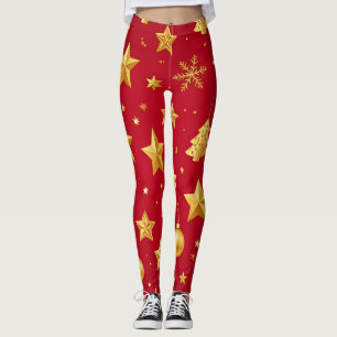Shining Bright on Christmas Night Leggings