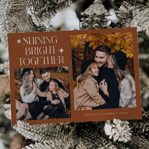 Shining Bright Star Terracotta Multi Photo Holiday