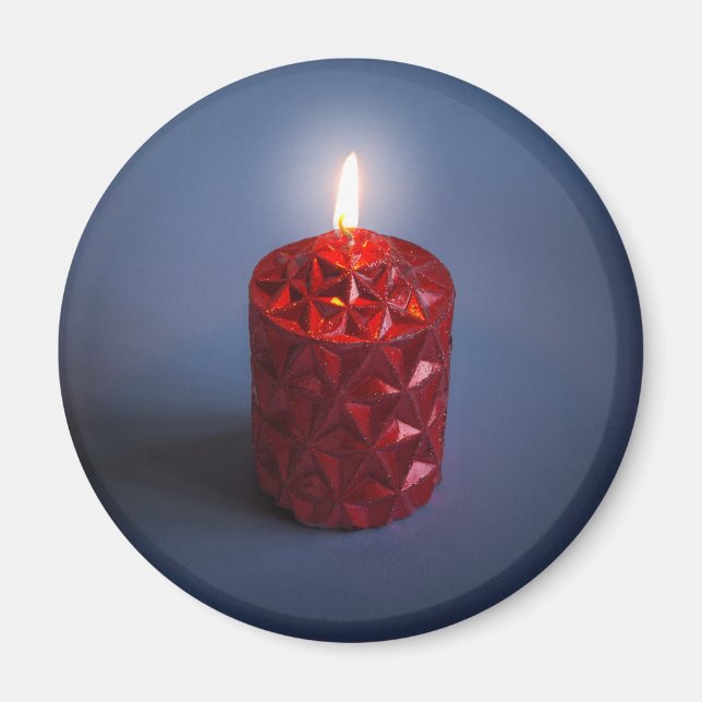 Shining candle magnet (Front)