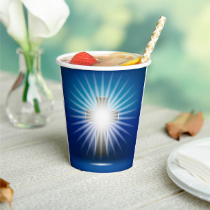 Shining Cross Paper Cups