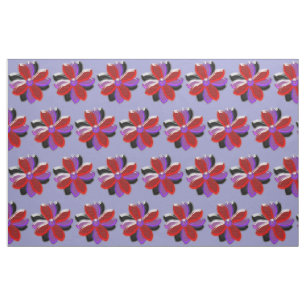 Shining Daisy Flower Floral Patterned Craft Fabric