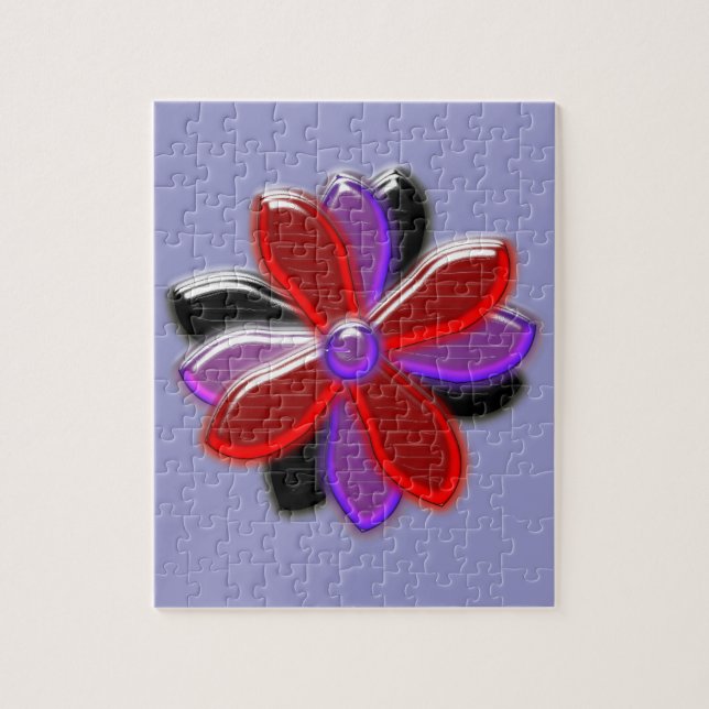 Shining Daisy Flower Puzzle (Vertical)