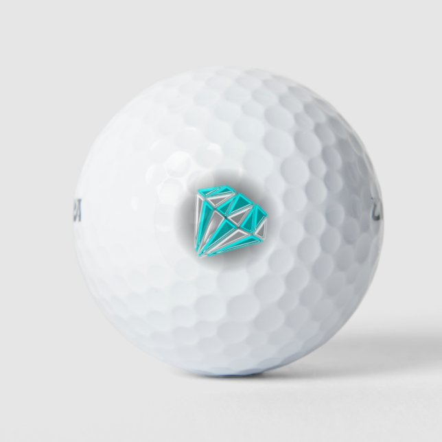 Shining Diamond Golf Balls (Front)