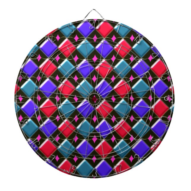 Shining Diamonds Create Your Own Dart Board (Front)