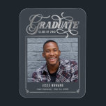 Shining Future Editable Colour Graduation Magnet<br><div class="desc">Modern and stylish graduation announcement/invitation from Berry Berry Sweet Designs. Visit our design showroom at www.berryberrysweet.com for stylish stationery designs and personalised gifts!</div>