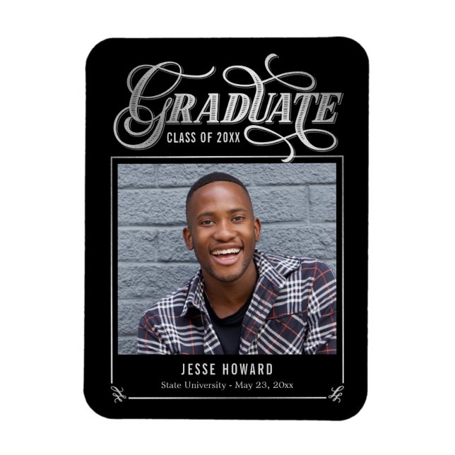 Shining Future Editable Colour Graduation Magnet (Vertical)