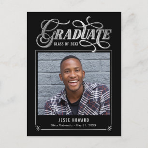Shining Future Editable Colour Graduation Postcard