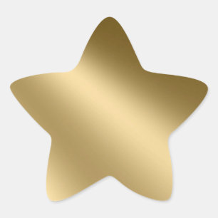 Shining Gold Star Seals Stickers