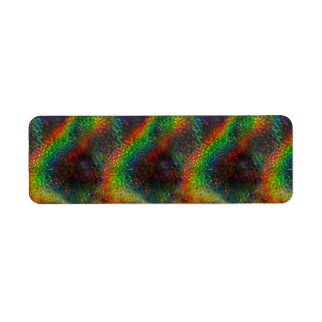 Shining Holographic Rainbow Lights Glitter Wave (Front)