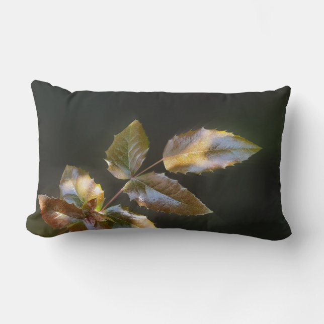 shining leaves lumbar cushion (Front)
