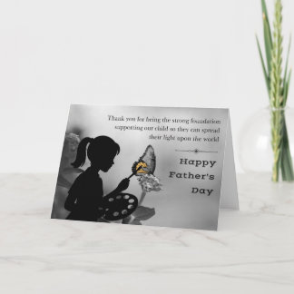 Shining light Adoptive Father's day card